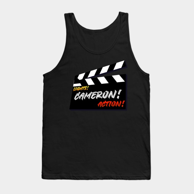 Lights, Cameron, Action! Tank Top by Multiplex